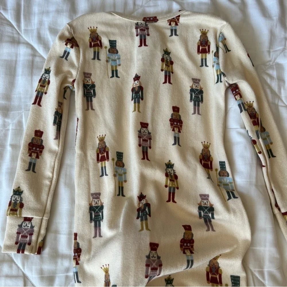 Set of Two Little Co by Lauren Conrad Holiday Zip Up Footie Pajama Size 18 Month